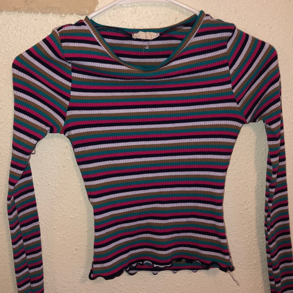 striped long sleeve top 🍭